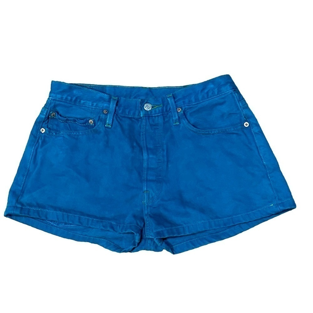 Levi Strauss & Co. Teal 501 Denim Shorts Size 32